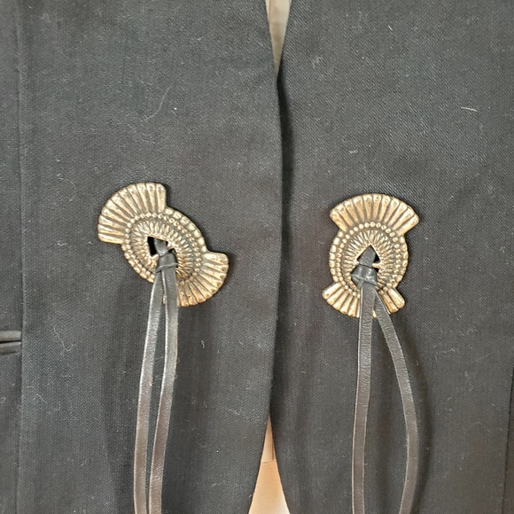 SANDRO Western Style Open Front Vest - Picture 3 of 8